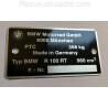 BMW R100 RT GS R80 G S Data Plate