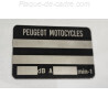 Plaque de cadre Peugeot gravée – plaque d’identification (Peugeot Motorcycles)