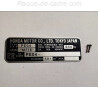 Honda xr 600 r Frame plate - identification plate