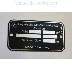 Plaque de cadre BMW R100