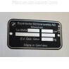 Plaque de cadre BMW R100