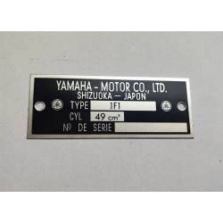 Plaque de cadre Yamaha Chappy 1f1
