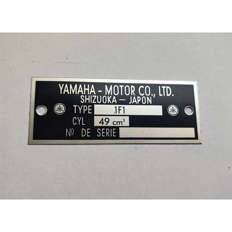Yamaha Chappy 1f1 frame plate
