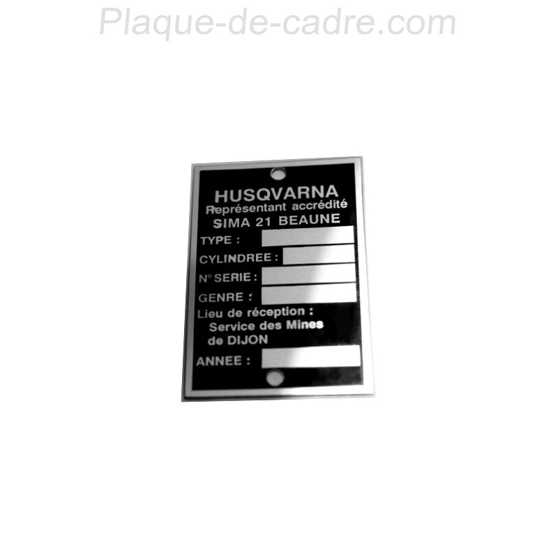Plaque de cadre Husqvarna