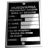 Husqvarna id plate