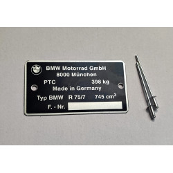 Plaque de cadre BMW R75/7