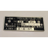 Plaque de cadre Yamaha TY 50 - IG4