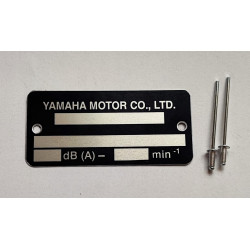Plaque de cadre Yamaha Booster...