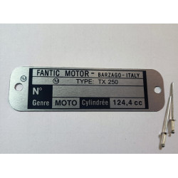 Plaque de cadre Fantic