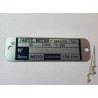 Plaque de cadre Fantic