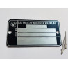 Plaque de cadre BMW