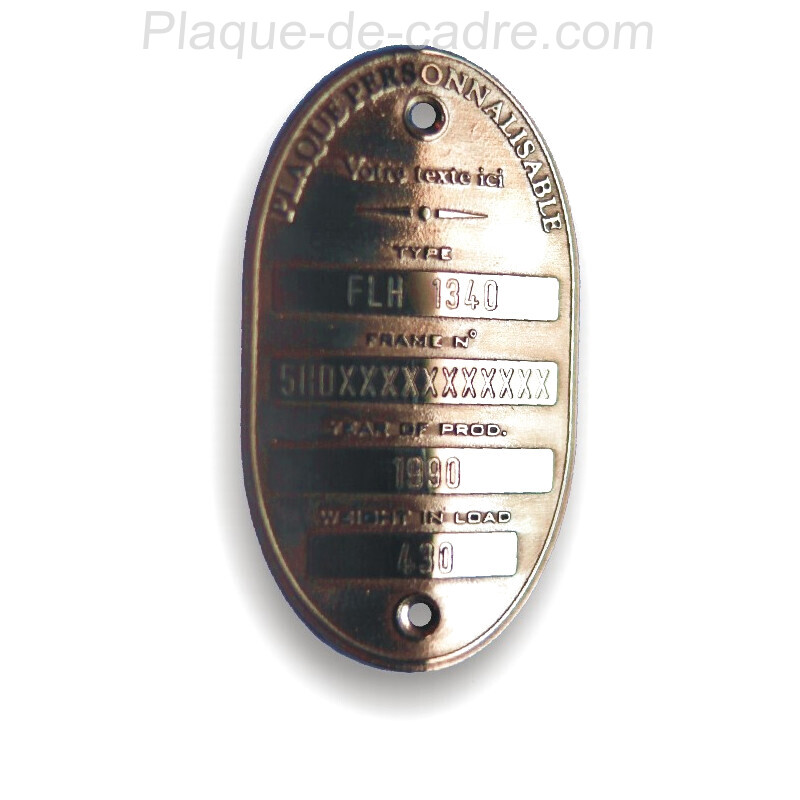 Plaque Personnalisable Laiton