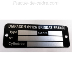Plaque Diapason