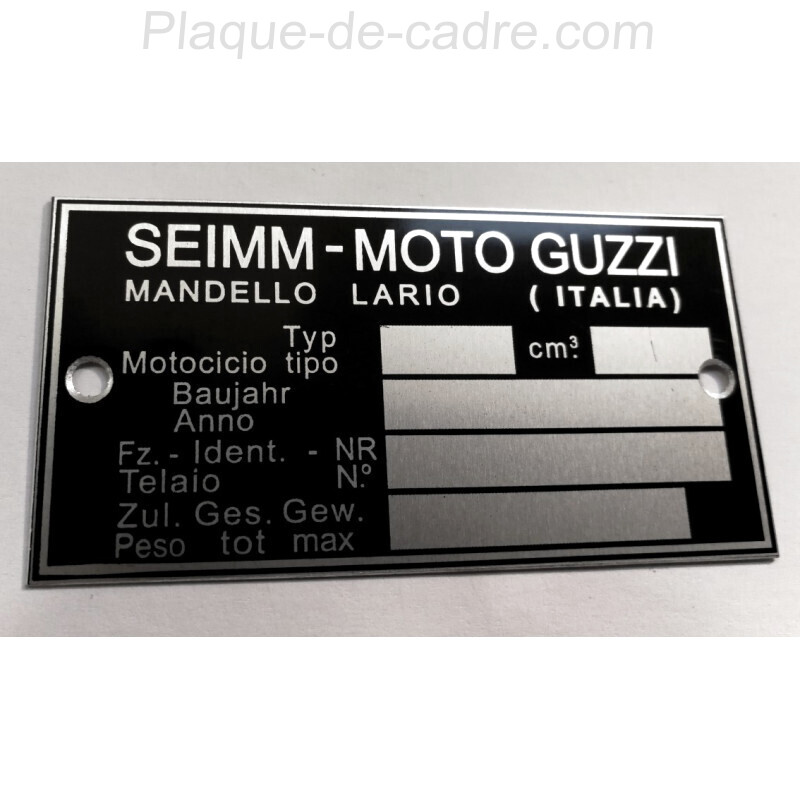 Plaque de cadre Ducati