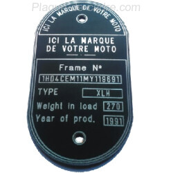 Plaque Personnalisable Aluminium