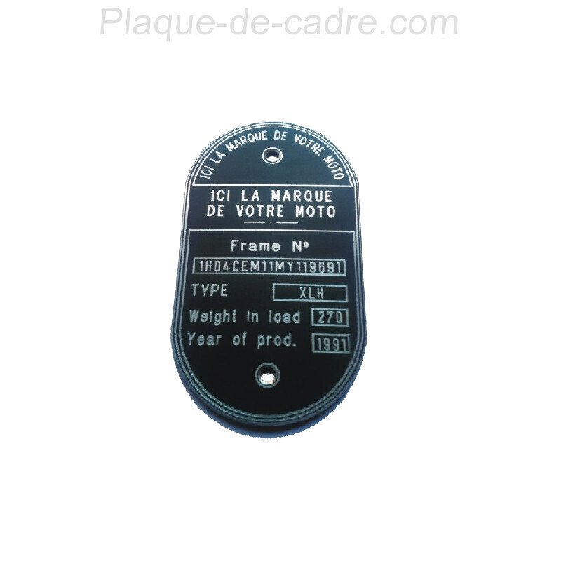 Aluminum Customizable Data Plate