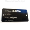Plaque Martin