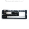 Plaque de cadre toutes marques