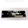 Plaque de cadre Yamaha 650 XS