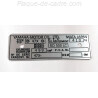 Plaque de cadre Yamaha RD 500