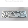 Plaque de cadre Yamaha XT 600