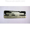 Plaque de cadre Honda CB 750 SEVEN FIFTY