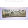 Yamaha XJ 400 Data Plate - vin plate