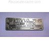 Plaque de cadre Yamaha XTZ 750