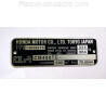 Honda CM 400 TC Id Plate