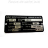 Suzuki id plate - Suzuki frame plate